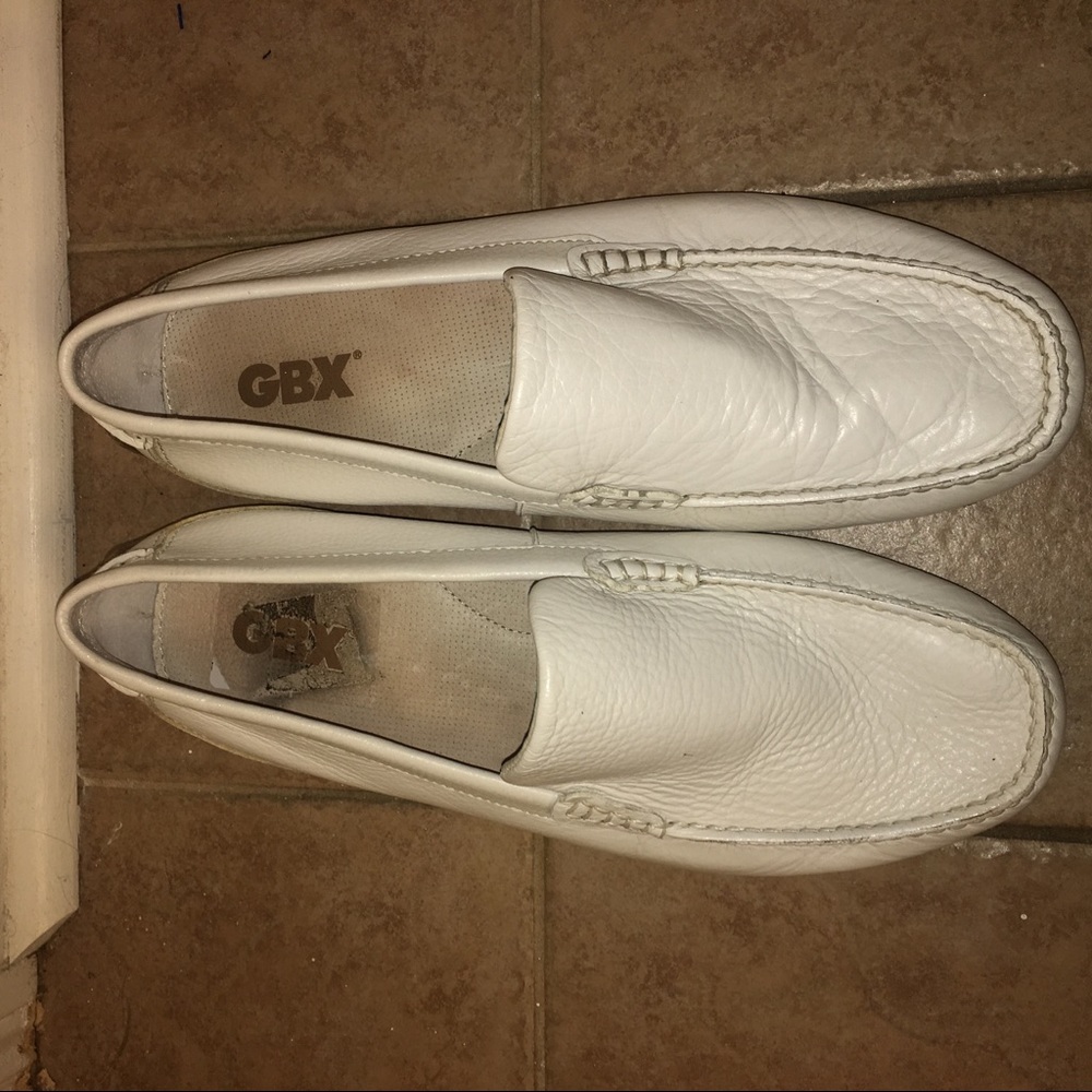 White GBX Loafers Size 11